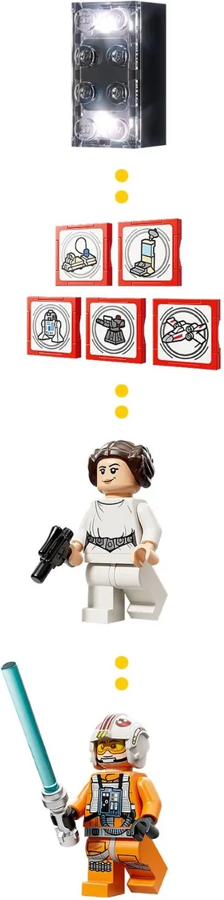Luke's Red Five X-wing LEGO-set afbeelding 3