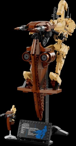 Battle Droid met STAP LEGO-set