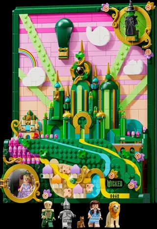 Emerald City muurkunst LEGO-set