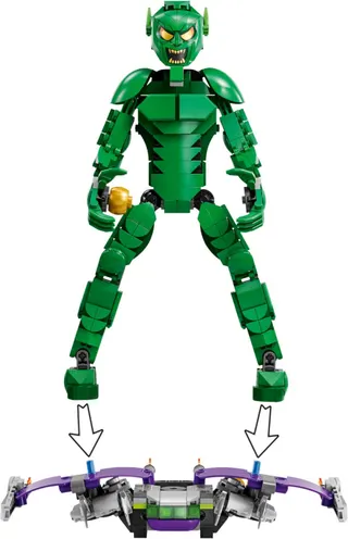 Green Goblin bouwfiguur LEGO-set afbeelding 3