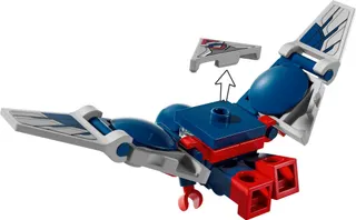 Captain America vs. Red Hulk Battle LEGO-set afbeelding 4