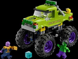 De Hulk truck vs. Thanos LEGO-set