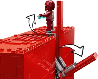 MARVEL logo en minifiguren LEGO-set afbeelding 4