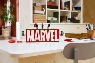 MARVEL logo en minifiguren LEGO-set afbeelding 8