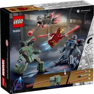 Iron Man en War Machine vs. Hammer Drones LEGO-set afbeelding 9
