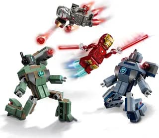 Iron Man en War Machine vs. Hammer Drones LEGO-set afbeelding 3