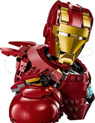 Iron Man MK4 buste LEGO-set afbeelding 6