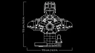 Iron Man MK4 buste LEGO-set afbeelding 7
