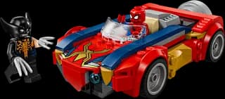 Spider-Man auto vs. Venomized Wolverine LEGO-set