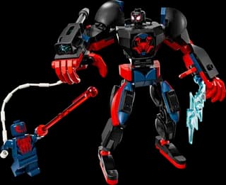 Miles Morales mecha vs. Spider-Man 2099 LEGO-set