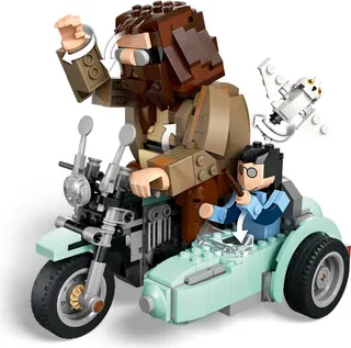 Hagrid en Harry's rit op de motor LEGO-set afbeelding 4