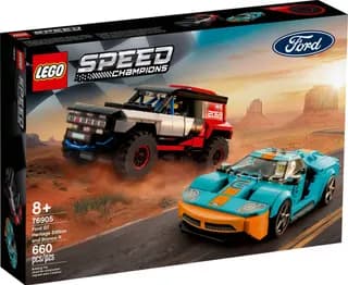 Ford GT Heritage Edition and Bronco R LEGO-set afbeelding 7