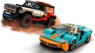 Ford GT Heritage Edition and Bronco R LEGO-set afbeelding 2