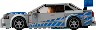2 Fast 2 Furious Nissan Skyline GT-R (R34) LEGO-set afbeelding 4