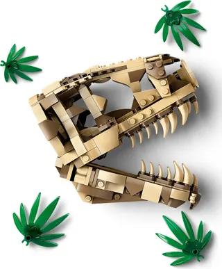 Dinosaurusfossielen: T. rex schedel LEGO-set afbeelding 2