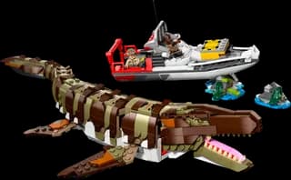Bouwbare Mosasaurus bootmissie LEGO-set