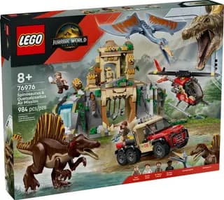 Spinosaurus en Quetzalcoatlus luchtmissie LEGO-set afbeelding 5