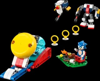 Sonics krachtmeting bij het kampvuur LEGO-set