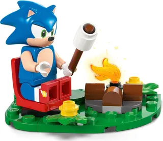 Sonics krachtmeting bij het kampvuur LEGO-set afbeelding 5