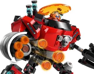 Knuckles vs. Dr. Eggman Egg Crusher mecha LEGO-set afbeelding 4