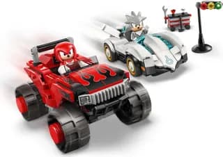 Silvers auto vs. Knuckles' monstertruck LEGO-set afbeelding 2