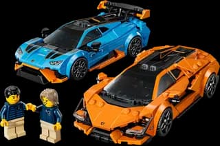 Lamborghini Revuelto en Huracán STO LEGO-set
