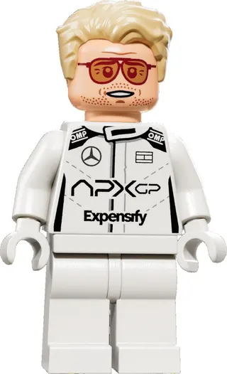 APXGP team racewagen uit F1 The Movie LEGO-set afbeelding 3
