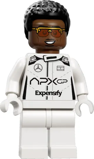APXGP team racewagen uit F1 The Movie LEGO-set afbeelding 4