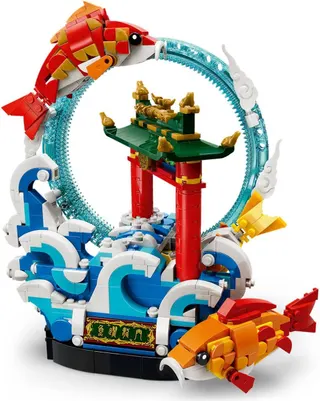 Springende koi van voorspoed LEGO-set afbeelding 3