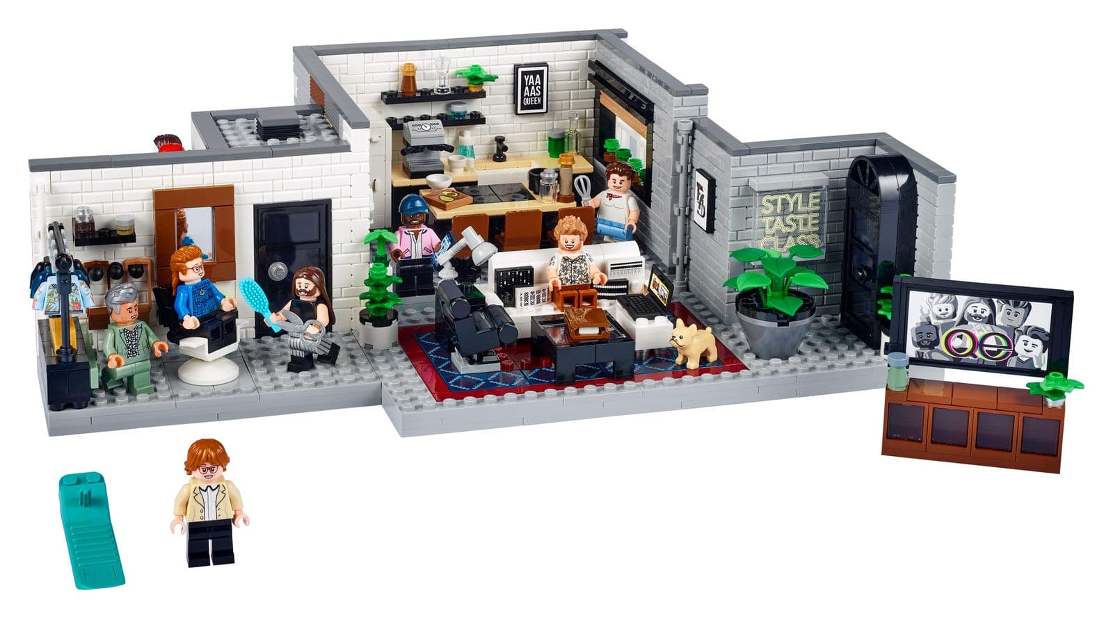 Queer Eye: The Fab 5 Loft LEGO-set