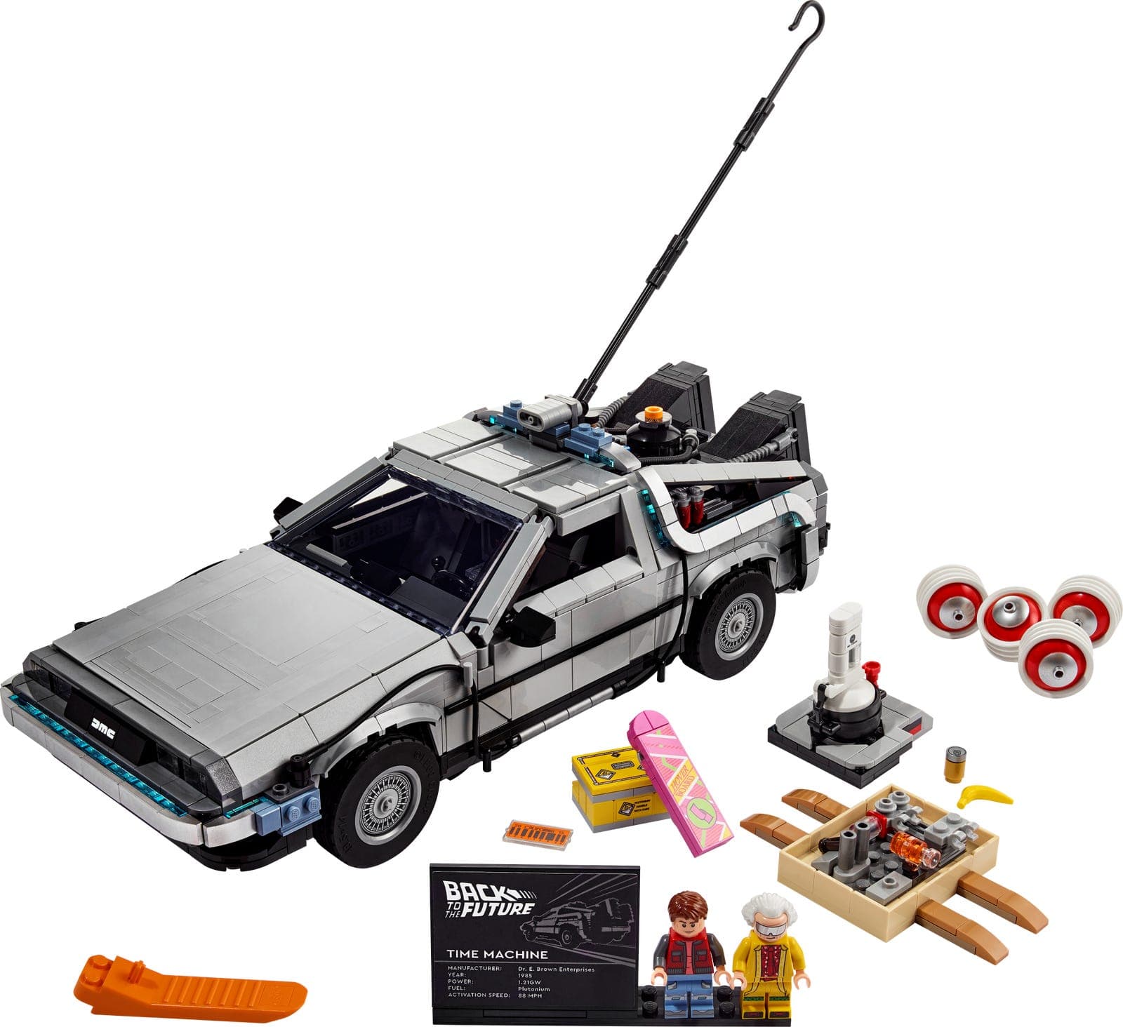 Back to the Future tijdmachine LEGO-set