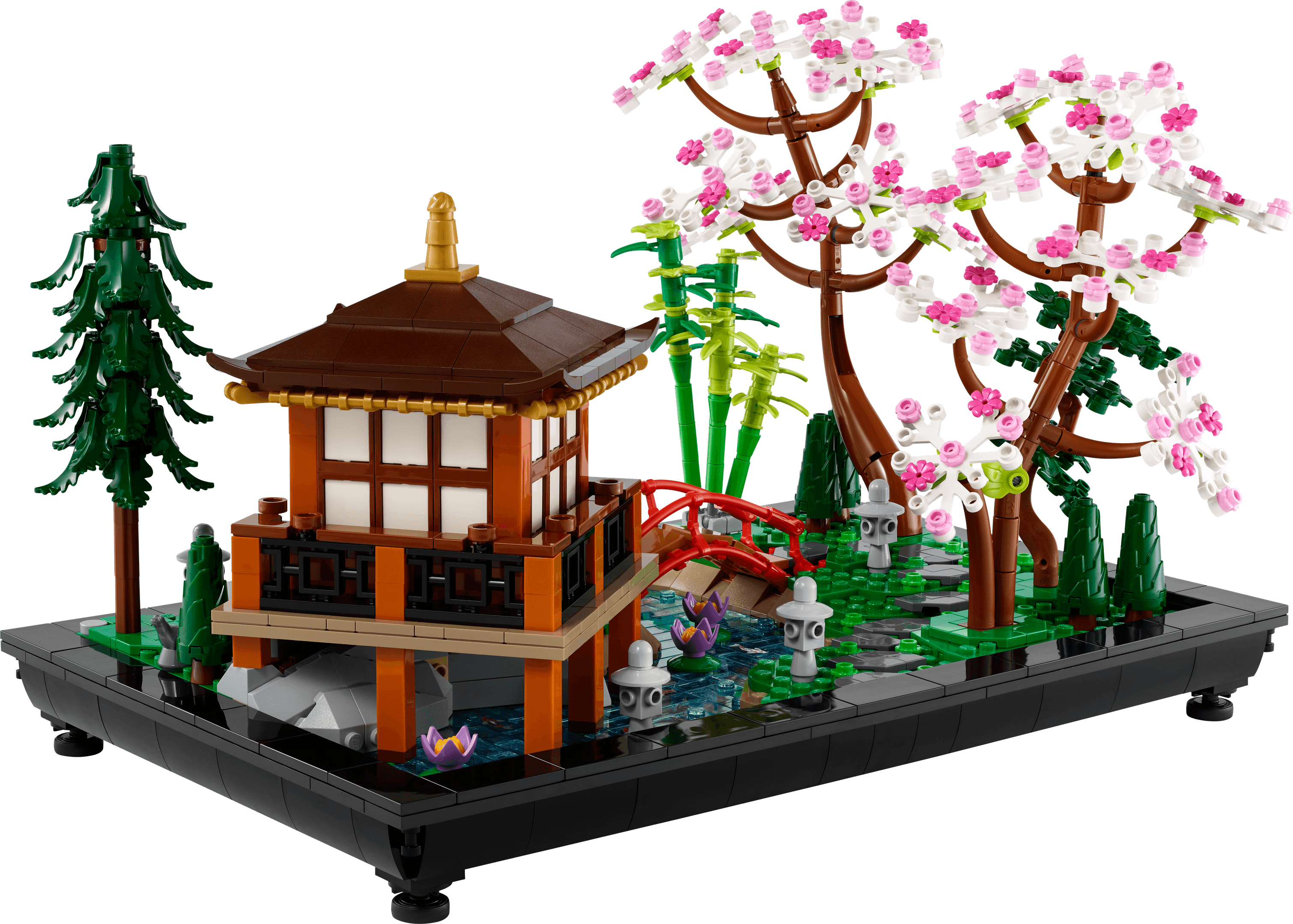 Rustgevende tuin LEGO-set