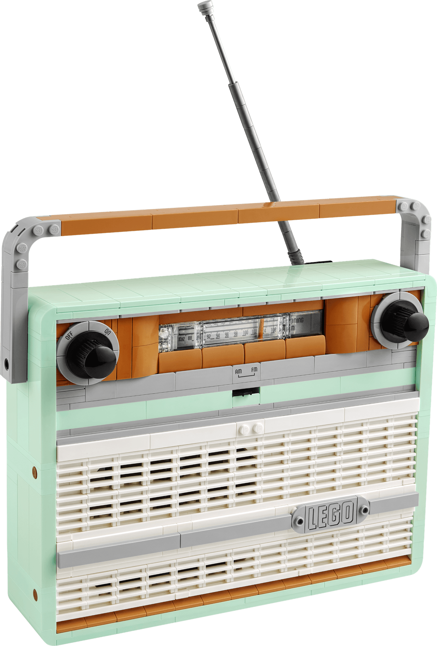 Retro radio LEGO-set