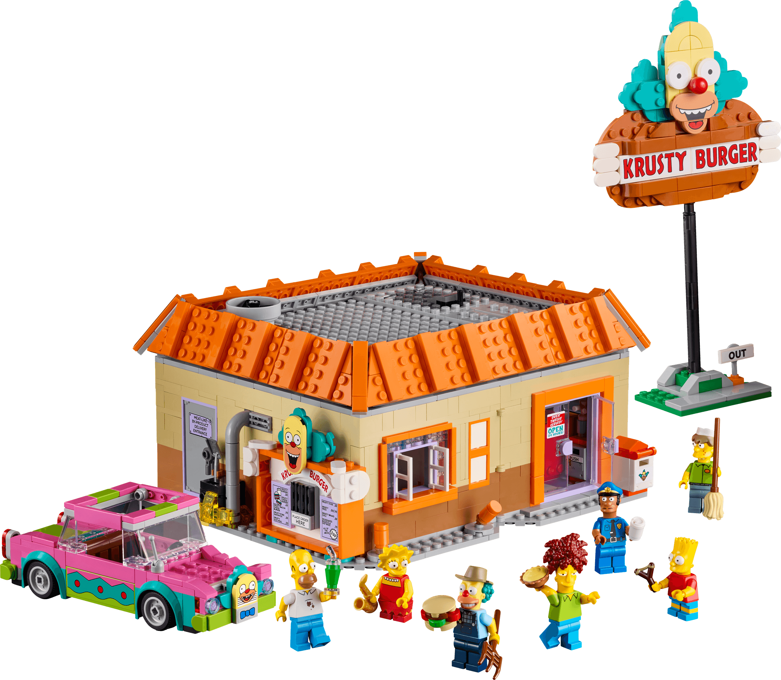 The Simpsons: Krusty Burger LEGO-set