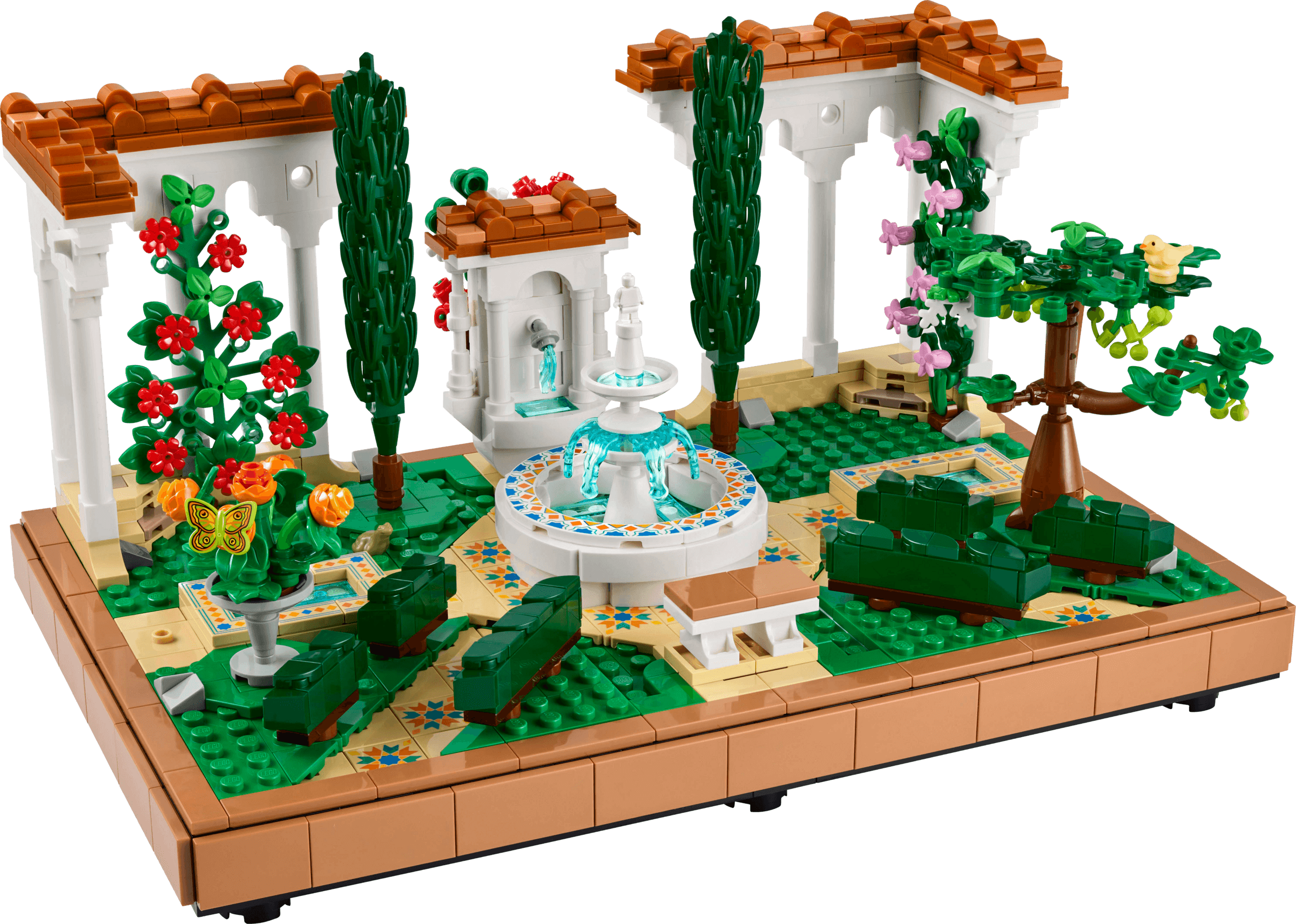 Tuin met fontein LEGO-set