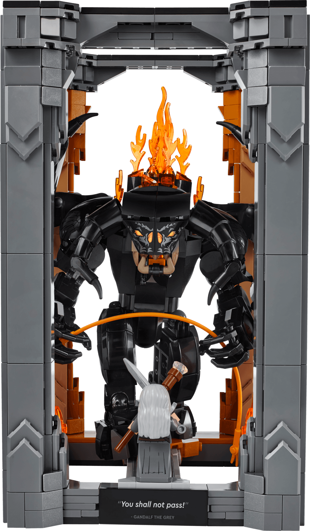 The Lord of the Rings: Balrog Book Nook LEGO-set
