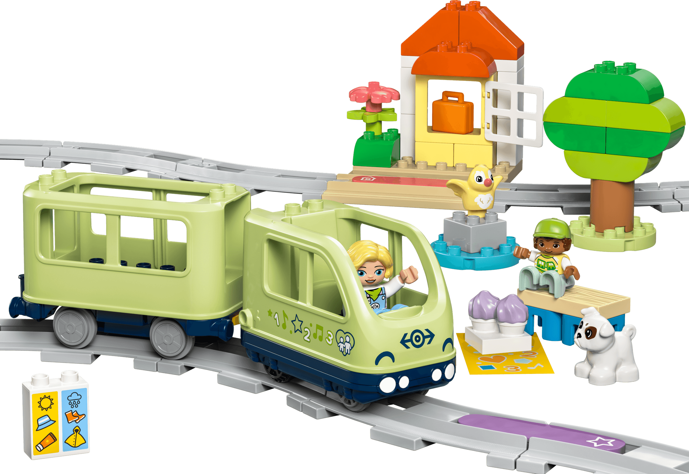 Interactieve avonturentrein LEGO-set
