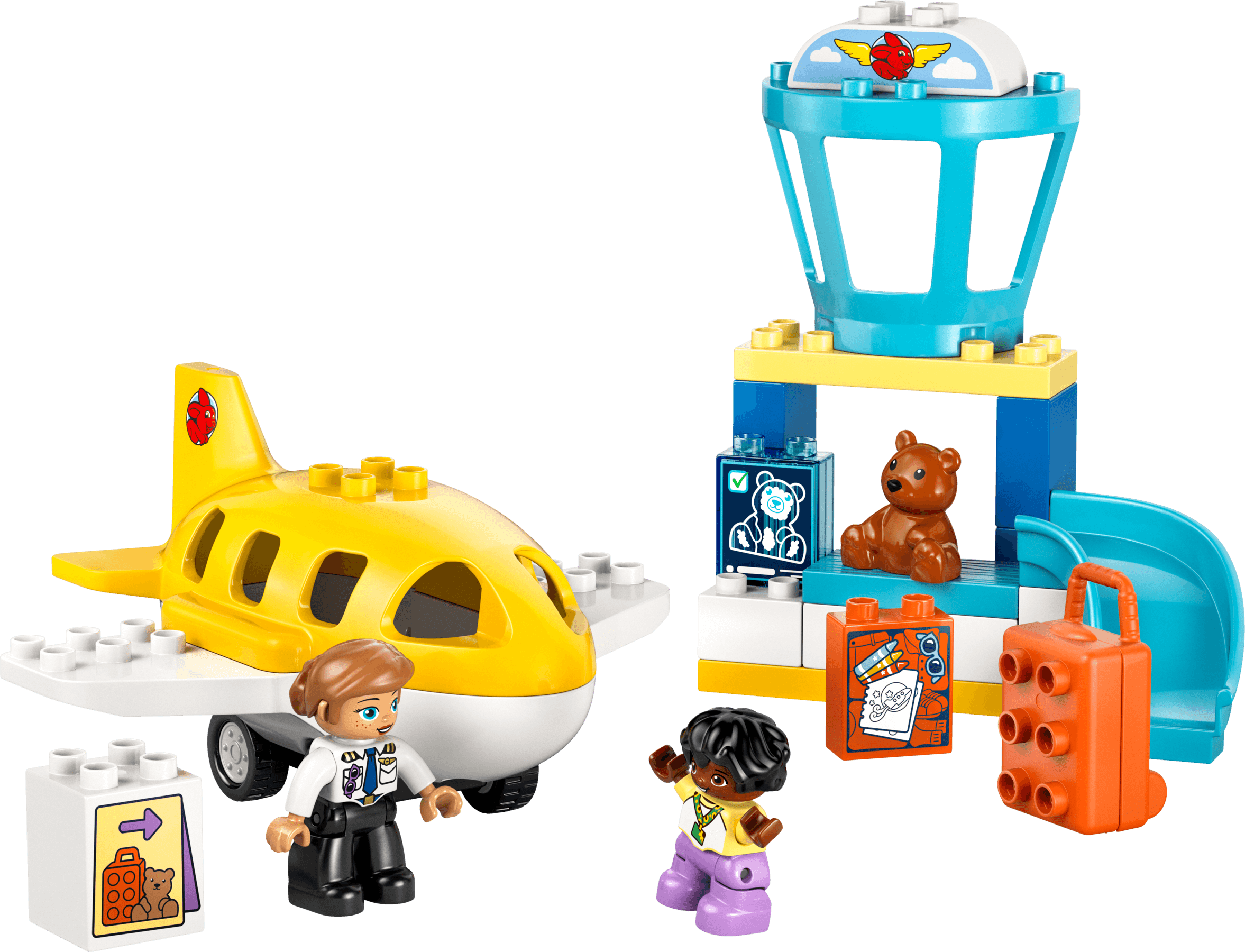 Voor het eerst op het vliegveld LEGO-set