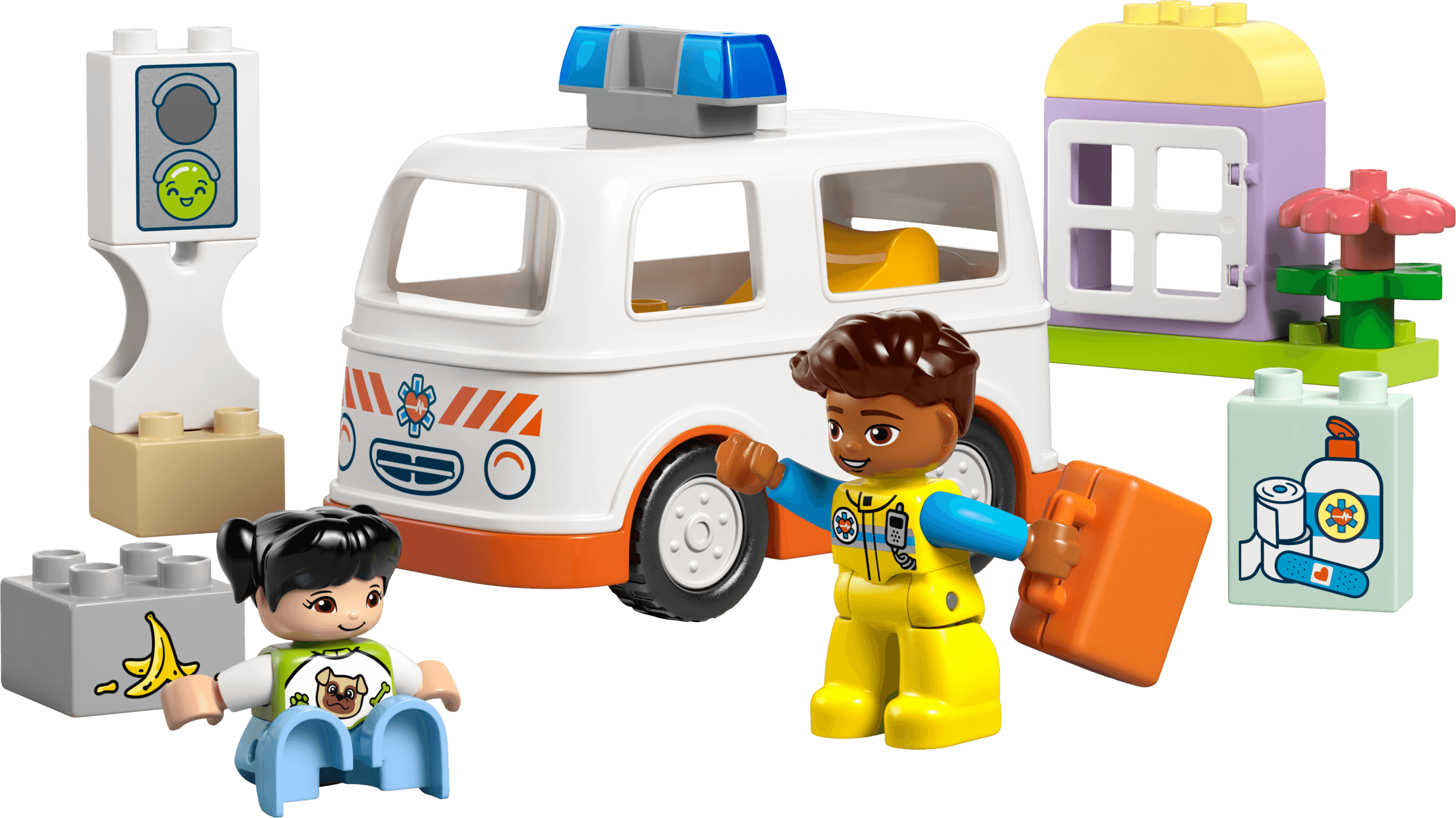 Ambulance met chauffeur LEGO-set