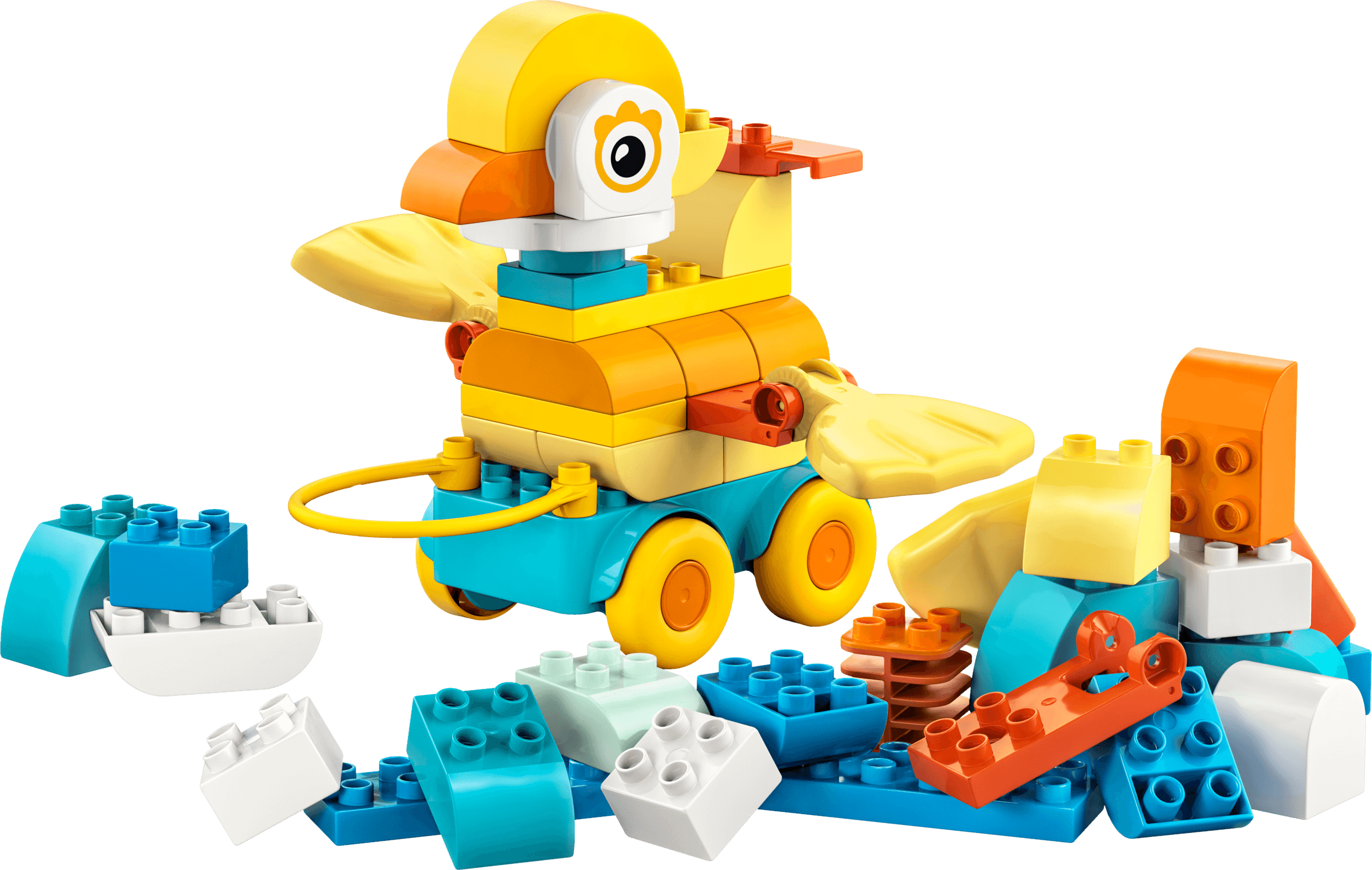 3-in-1 dieren op wielen LEGO-set