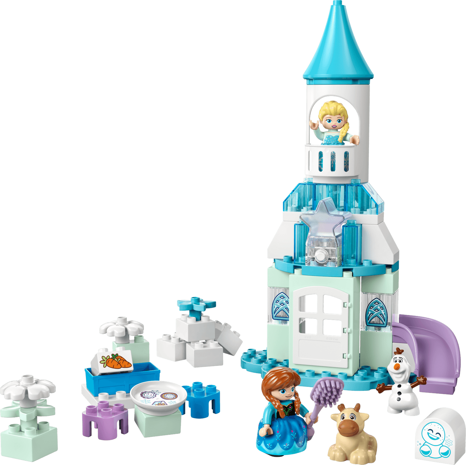 Anna en Elsa's Frozen kasteelfeest LEGO-set