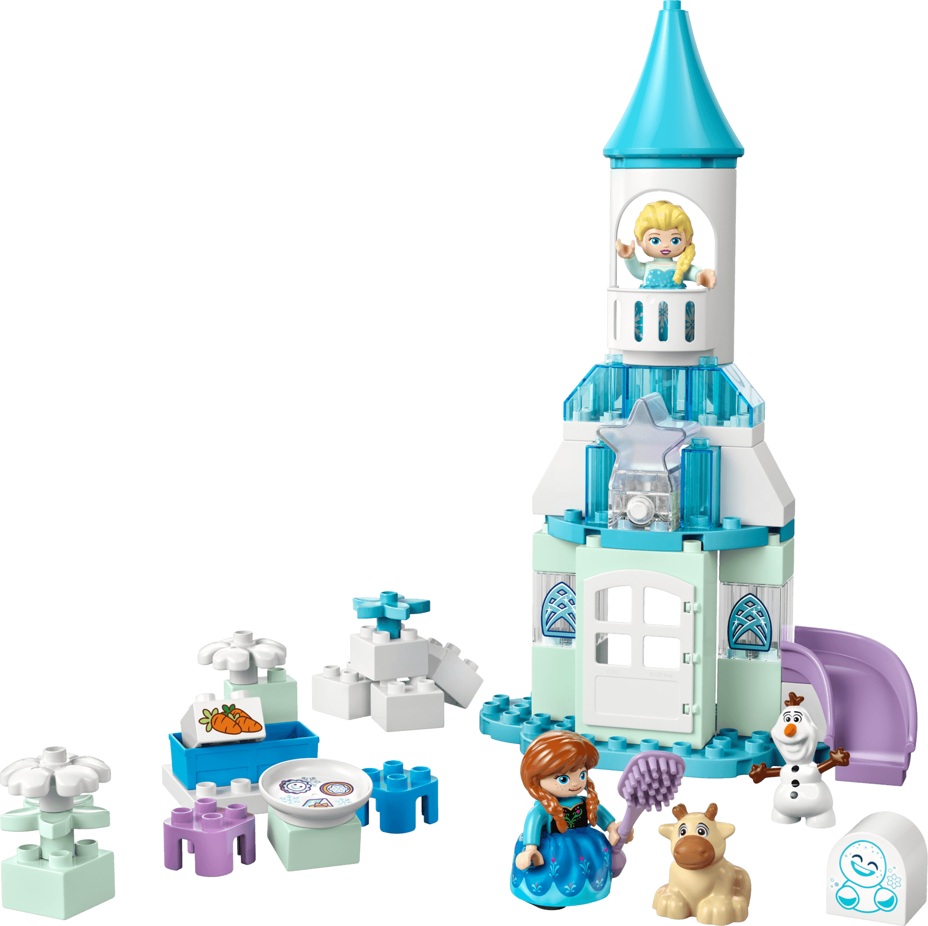 Anna en Elsa's Frozen kasteelfeest LEGO-set