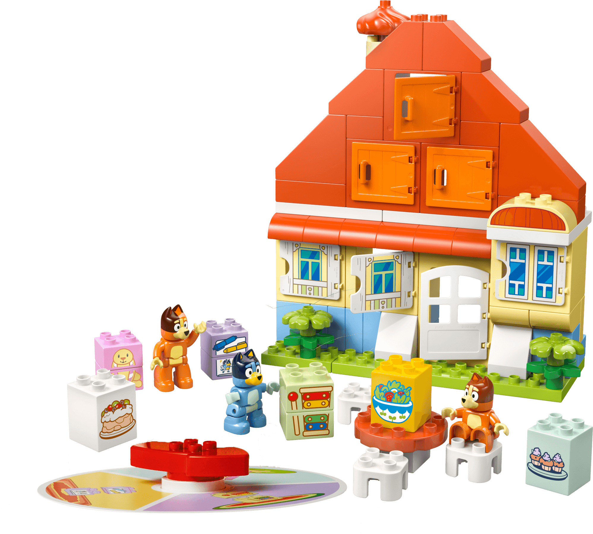 Huis van Bluey en haar familie met geheugenspel LEGO-set