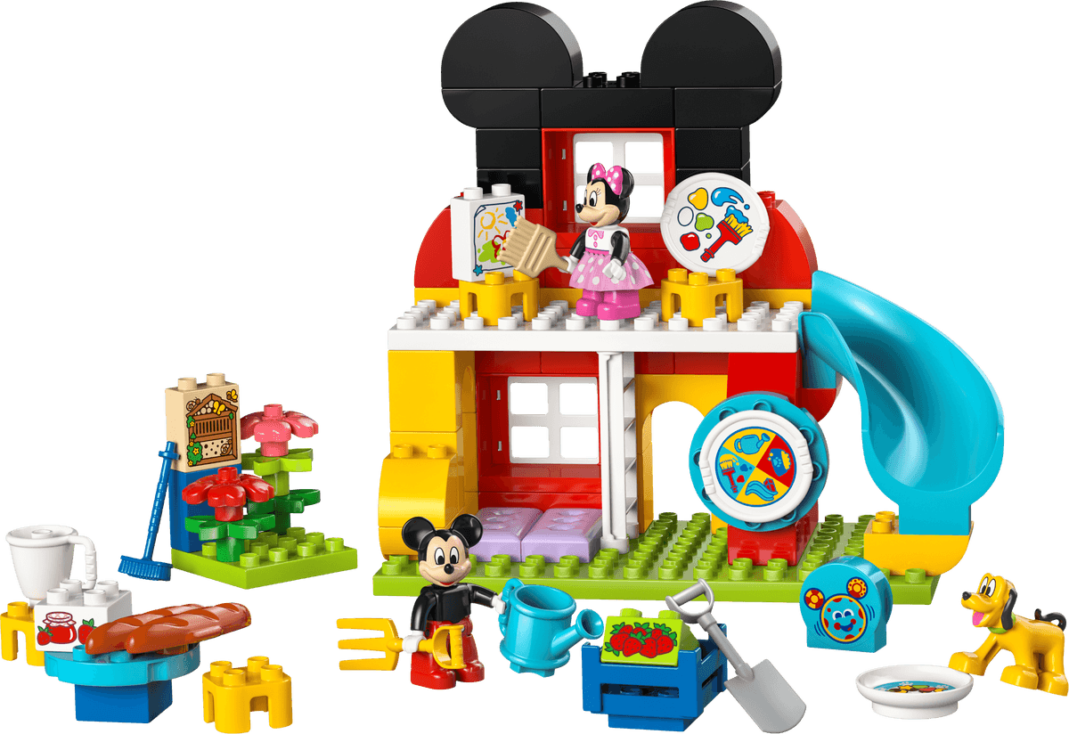 Mickey Mouse clubhuis met Minnie en Pluto LEGO-set