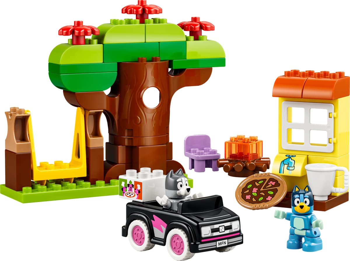 Pizzameisjes met Muffin en Bluey LEGO-set