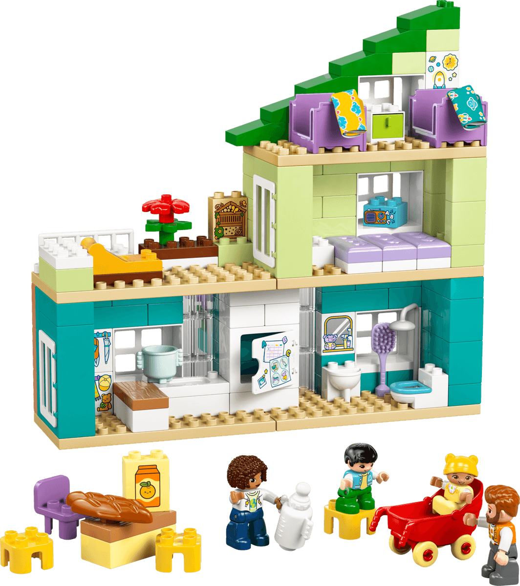 3-in-1 modern woonhuis met figuren LEGO-set