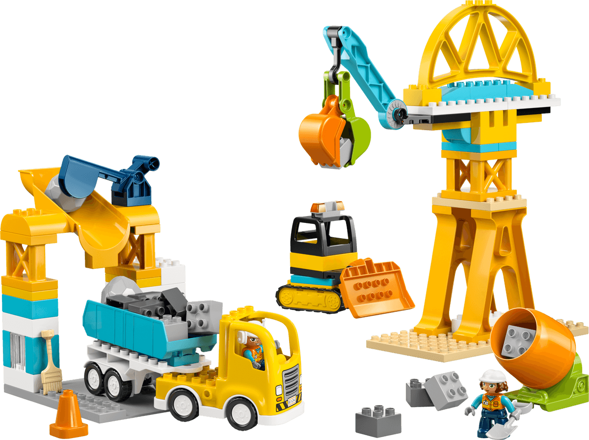 3-in-1 bouwplaats en voertuigen LEGO-set