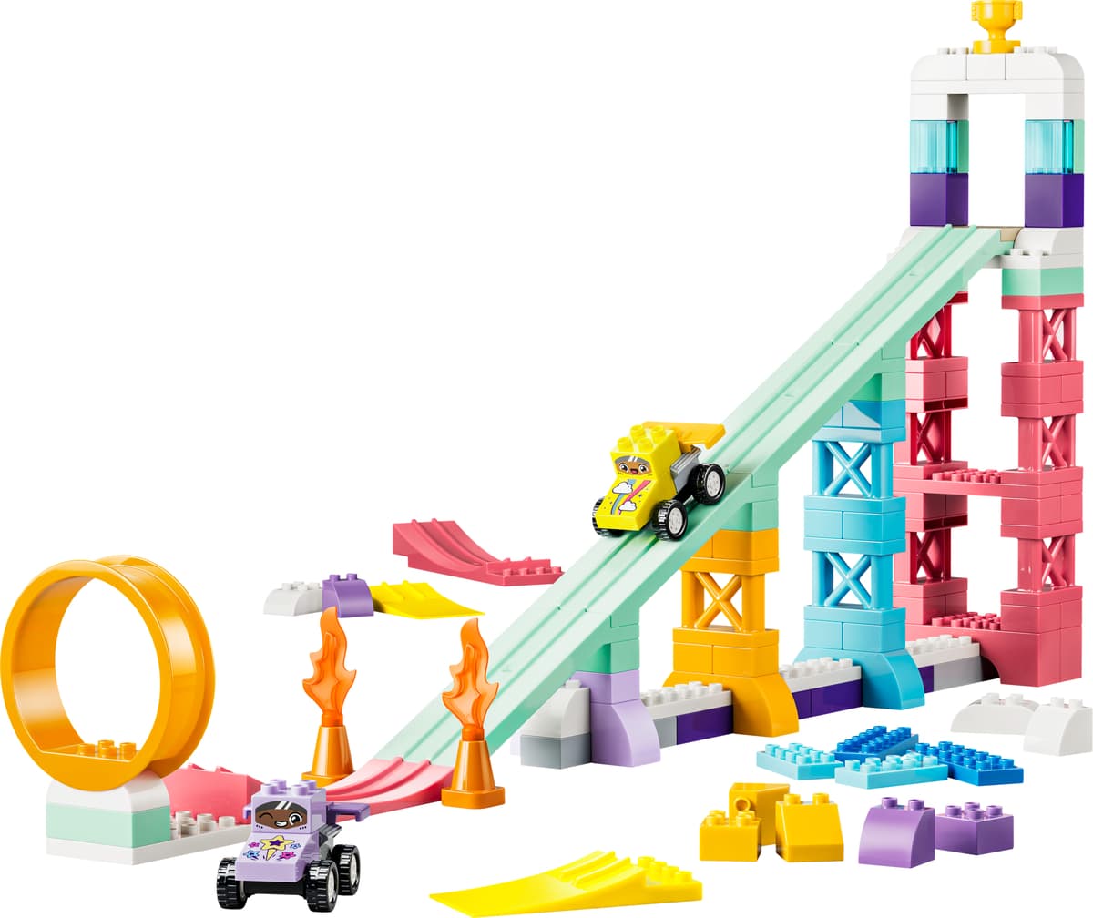 3-in-1 creatieve hellingen met voertuigen LEGO-set