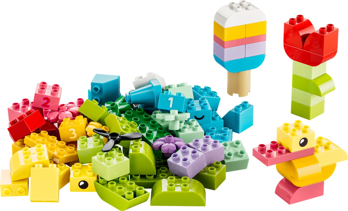 Kleurrijke creatieve doos LEGO-set