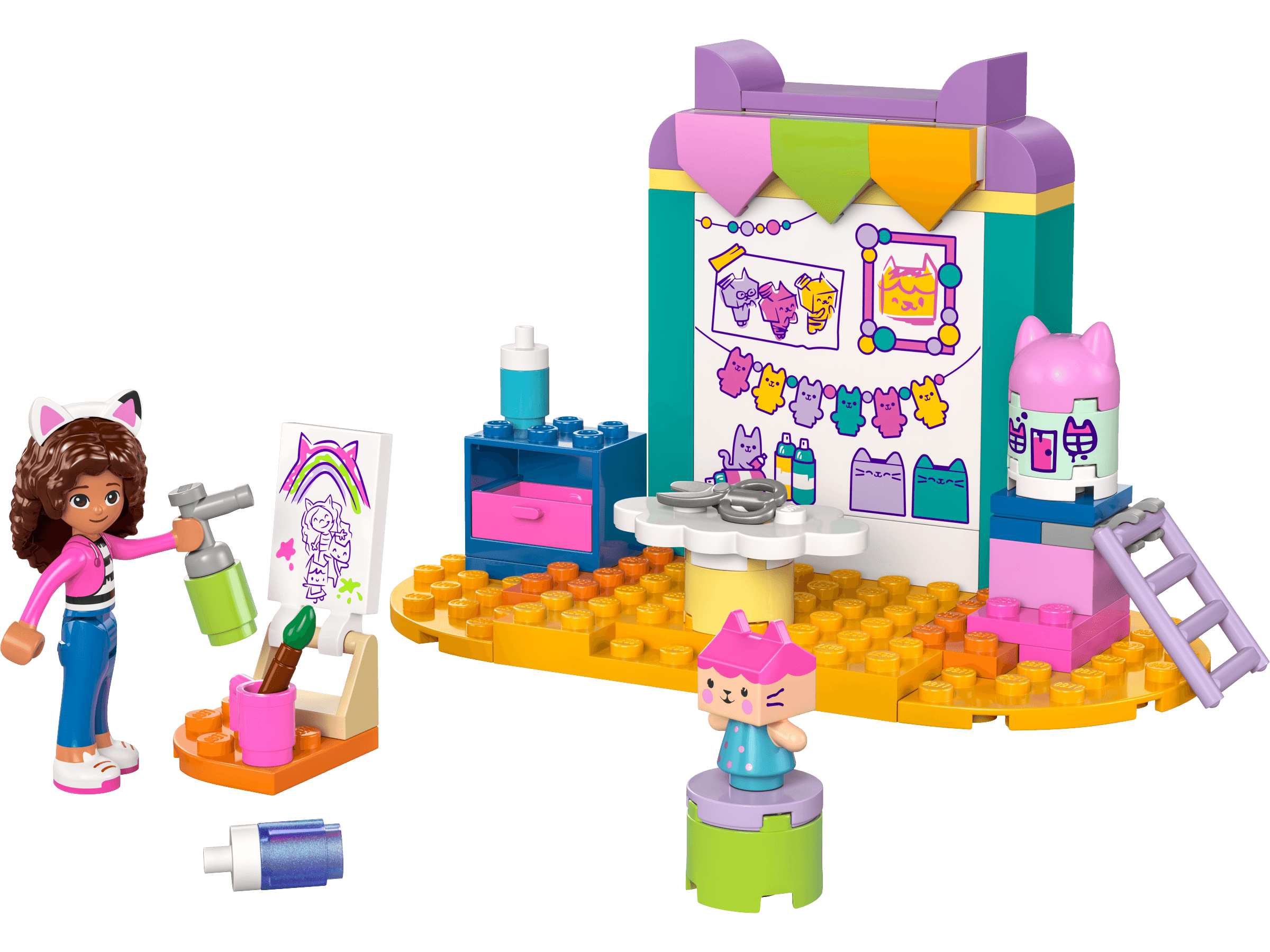 Crafting with Baby Box LEGO-set